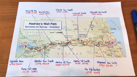 How long is hadrians wall to walk
