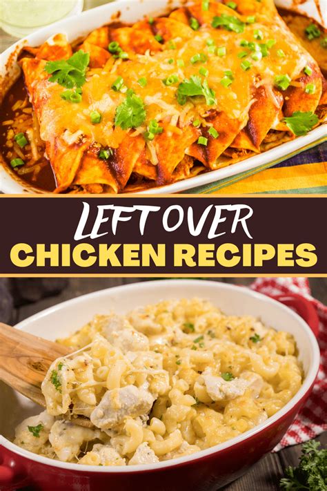How long is leftover chicken good for. As with the tacos you intended the meat for, any of these 19 recipes would love a dollop of sour cream, cilantro, diced tomatoes, avocado, or black olives. If you’ve chosen a non starchy recipe to make, add some rice or beans on the side to round out … 