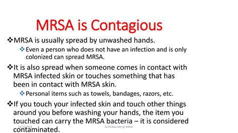 How long is someone contagious with mrsa