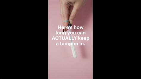 How long leave in tampon