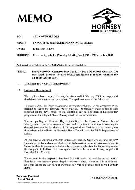 How long should a business memo be