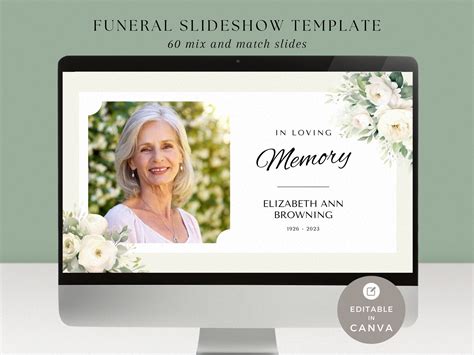How long should a funeral slideshow be