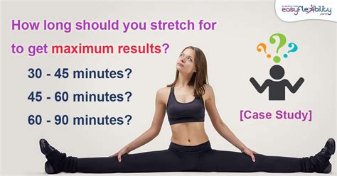 How long should a stretch be held