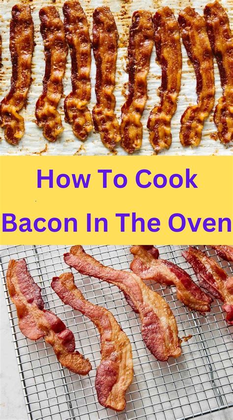How long should bacon cook in oven