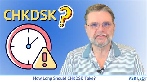 How long should chkdsk take