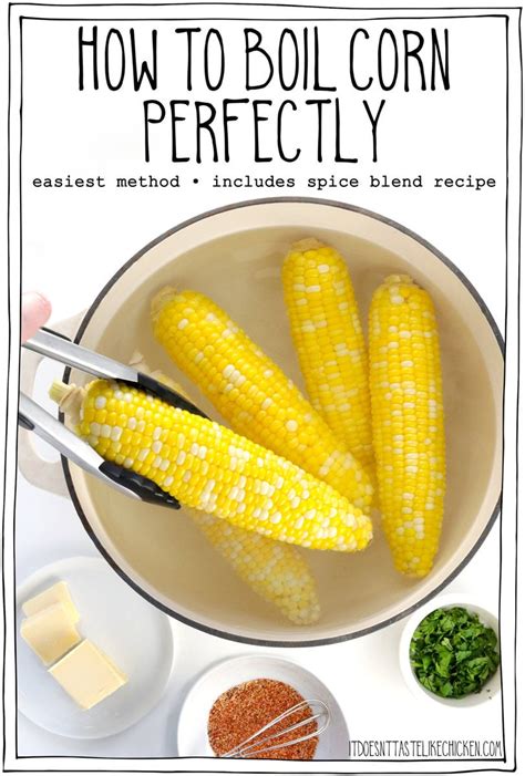 How long should corn be boiled for