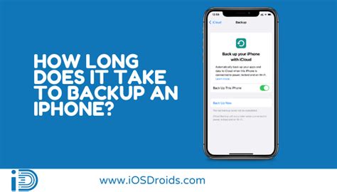How long should iphone backup take