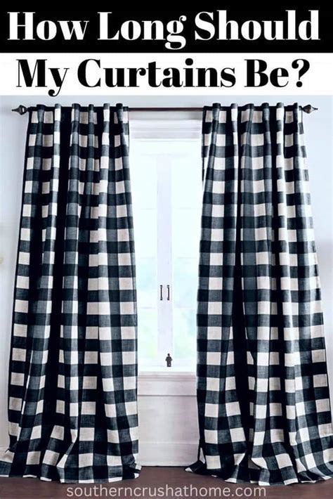 How long should my curtains be