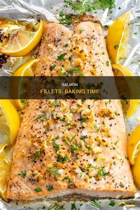 How long should salmon fillets bake for