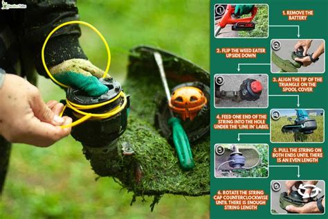 How long should weed eater string be