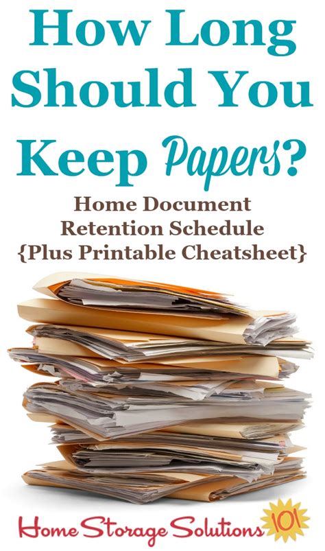 How long should you keep documents