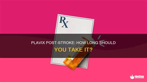 How long should you take plavix