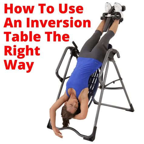How long should you use inversion table