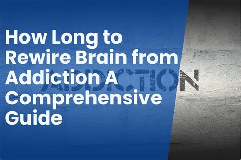 How long to rewire brain from porn addiction. The time it takes to heal the brain after addiction will vary depending on a variety of factors including which substances you took and for how long. In general, the rewiring process can take as little as a month but more commonly several months, and in other cases it can be a much longer process. 