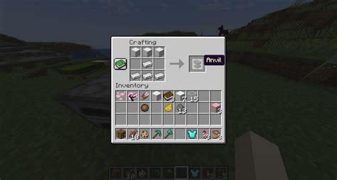 How make anvil minecraft