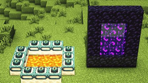 How make portal in minecraft