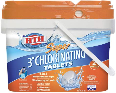CLOROX Pool&Spa XtraBlue 3-Inch Long Lasting Chlorinating .