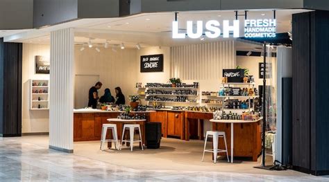 How many Lush stores are there in Australia?