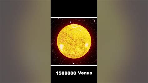 How many Venus can fit in the Sun? - Atom Particles