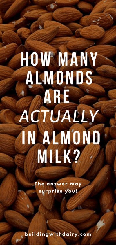 How many almonds does it take to make one cup almonds milk?