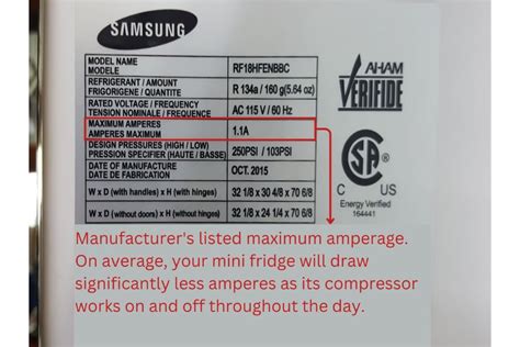 How many amps does a samsung refrigerator pull.  However, factors like th...