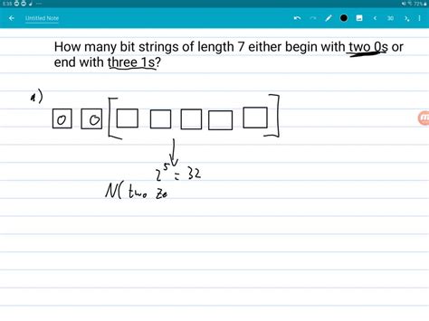 How many bit strings of length 8 begin and end with a 1?