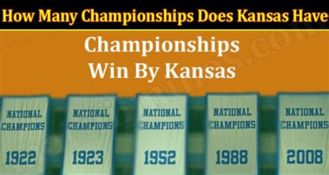 How many championships does kansas have. Things To Know About How many championships does kansas have. 