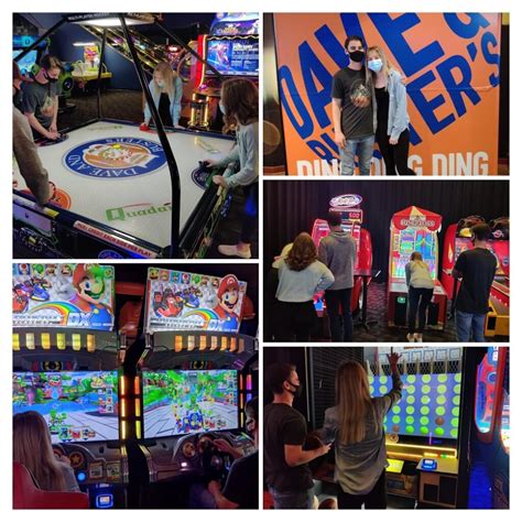 How many chips are games at dave and busters. Whatever the event, Dave & Buster's is the perfect place for all ages to have a party. Book your party or contact one of our Planners to do the work for you. Eat, Drink and Play at Schaumburg Dave & Buster's located at 601 North Martingale Road, Schaumburg, Il, 60173. Call us today at (630) 259-1933 to reserve a table for your next event! 
