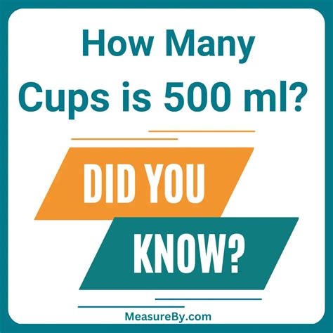 How many cups in 500ml? - Answers