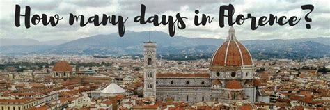 How many days in florence. 04-Jan-2024 ... Given the number of things to do and see in Florence, I recommend that 2 days is the absolute minimum you should plan for to avoid spending your ... 