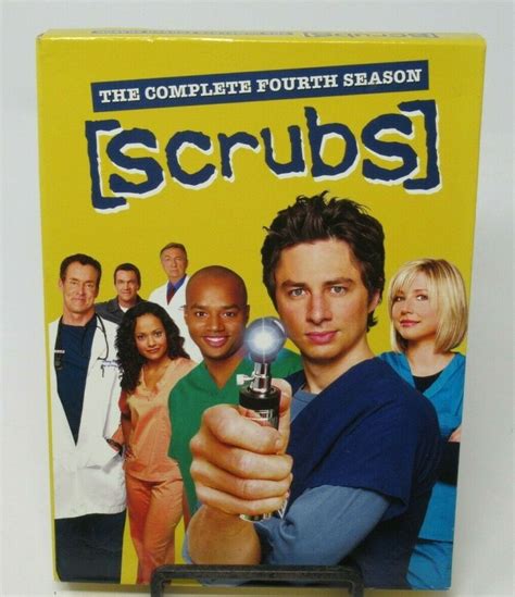 How many episodes are on each disc in season four of scrubs?