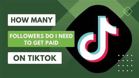 How many followers on tiktok to get paid. Things To Know About How many followers on tiktok to get paid. 