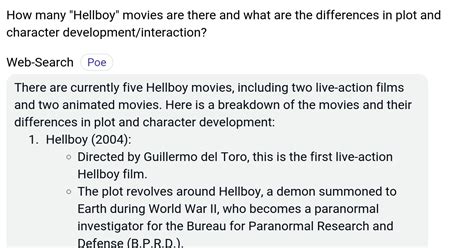 How many hellboy movies are there? - Answers