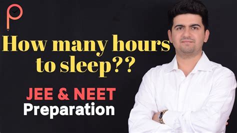 How many hours to sleep ? - For IIT JEE aspirants - YouTube