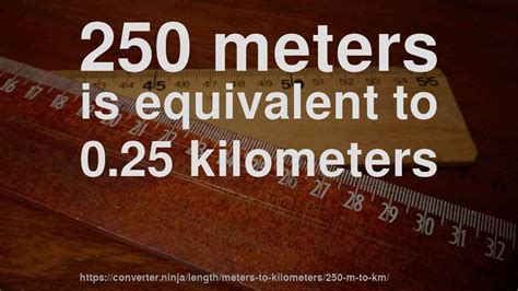 How many km in 250 m? - coolconversion.com