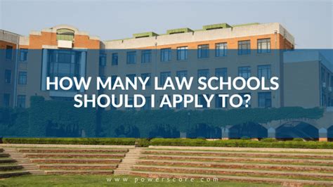 How many law schools should i apply to. Applying to law school takes time, money and focus – not unlike law school itself. Getting an early start reduces headaches and hard decisions down the line. If … 