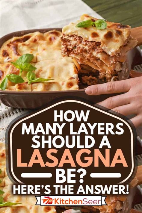 How many layers should lasagna be