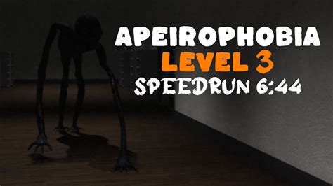 How many levels are in apeirophobia. The name "Sublimity" is a direct reference to the Fandoms Level 37, which goes by the same name, despite there existing two other levels in Apeirophobia ( Level 1 and Level 4) that share much more similarities to Level 37 than Level 9 . The only similarities to Level 37 that Level 9 shares is the general presence of water and tiled walls ... 