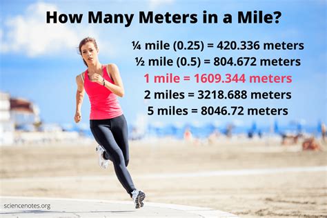 How many meters is a mile and a half. 17-Jul-2022 ... I love to walk a 400 meter track. Knowing the distance I need to complete to achieve my goals is great. But, did you know that if you are ... 