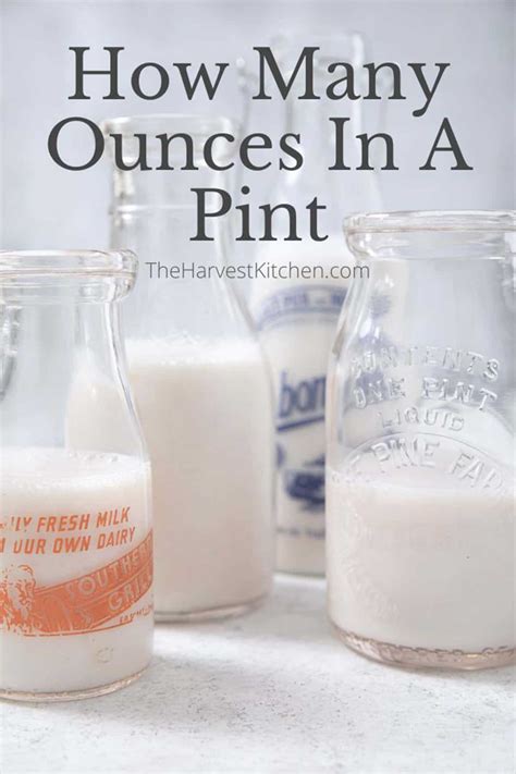 1 Pint is equal to 16 ounces (oz). To convert pints to ounces, multiply the pint value by 16. For example, to find out how many ounces are in 2 pints, you can use the following …. 