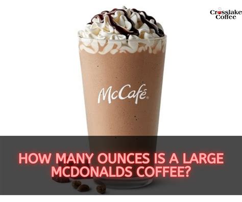 How many oz is a large mcdonalds coffee – PPWikis - Vodo Gram