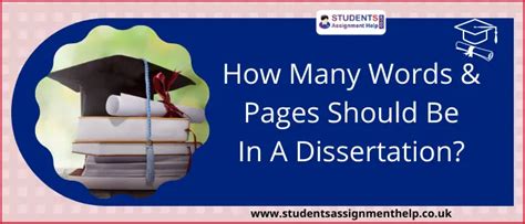 How many pages should a dissertation be