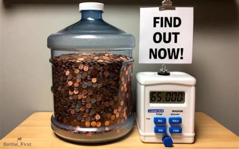 How many pennies can you fit in a 5 gallon bucket?