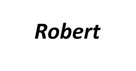 How many people are named Robert? - Answers