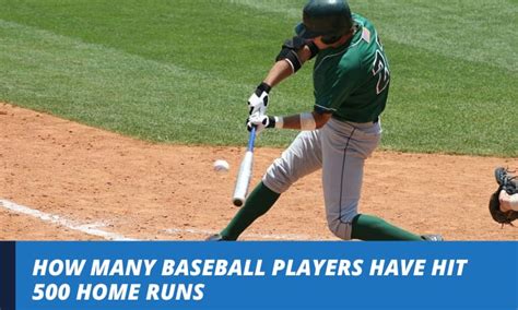 How many players have hit 500 home runs in their career?