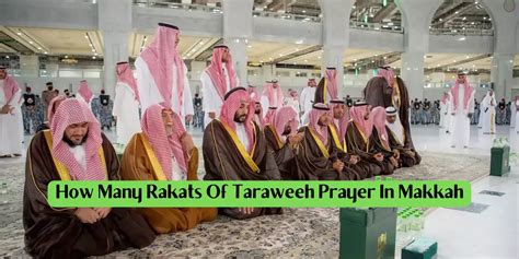 How many rakat in taraweeh in makkah
