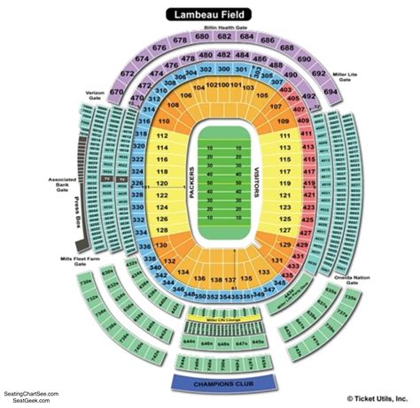 Lambeau Field. Green Bay Packers vs Kansas City Chiefs. Only negative to these seats is the tv camera bay is located to right creating slight obstacle for Lambeau leap! 136. section. 1. row. 10. seat.. 