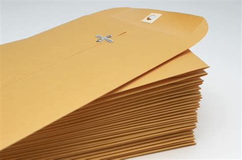 Depending on size and weight, a Manila envelope may r