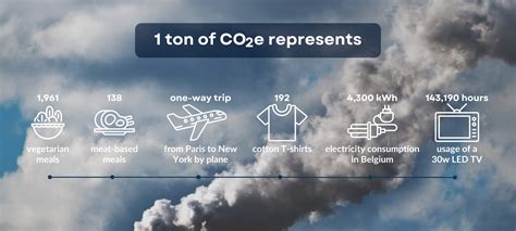 How many tons of CO2 does a person emit per year?