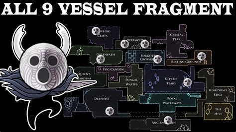 How many vessel fragments hollow knight. Updated: 06 Oct 2022 20:09. Upgrade Items in Hollow Knight are items that are used to enhance The Knight's status such as health, SOUL, and his equipment. Some Quest Items can be purchased from a Merchant and some are scattered throughout the map. Below a list of Trades available that can be obtained through the Hollow Knight game. 